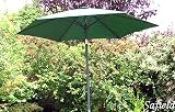 Safield New 2.7m Crank Aluminium Garden Patio Umbrella/Parasol