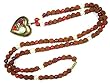 Yoga Gift- Meditation Mala Rudraksha Beads Zodiac Pendant Hindu Prayer Rosary