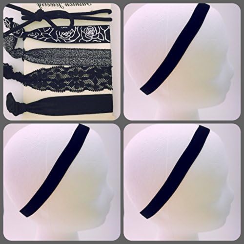 Headbands for Women and Girls Cute, Non Slip, Stay-put and DURABLE (Headbands and Ponytail holder)