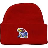 Kansas Jayhawks Newborn Crimson Knit Beanie
