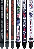 Musical Instruments : Dunlop Lucky 13 Guitar Strap, Old Tattoo