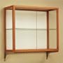 Heirloom 894 Series Wall Mounted Display Case (Oak Finish) Case Back: Plaque Fabric, Wood Color: Carmel Oak
