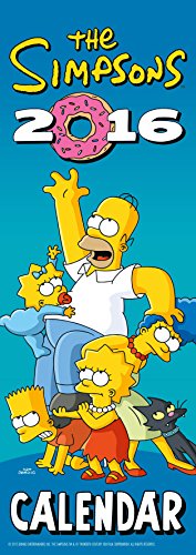 The Official the Simpsons 2016 Slim Calendar