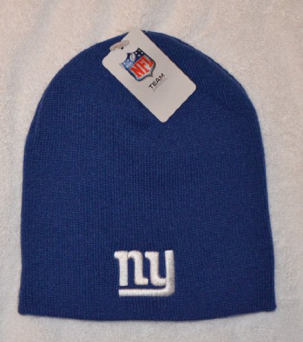 New York Giants Classic Blue Beanie with White Logo