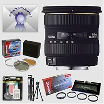 Sigma 10-20mm f/4-5.6 EX DC HSM Wide Angle AF Lens & Filters & Close-Up Macro Set & 9 Year Warranty for Nikon SLR