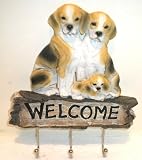 Beagle Dog Welcome Key - Leash Rack Holder Hook