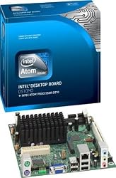Intel Desktop Board D510MO with integrated Intel Atom processor D510 - Motherboard - mini ITX - iNM10 - SATA-300 - Gigabit Ethernet - video - High Definition Audio (6-channel)
