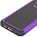 Galaxy S7, Berry Accessory(TM) [Drop Protection] Protective Case [Shock Proof] [Dual Lawyer] Hybrid Defender Armor Case Cover For Samsung Galaxy S7 With Free Berry logo stand holder(Purple)