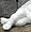 www.engelfigur.com - ENGEL PUTTE LIEGEND XXL 60 CM WEISS WETTERFEST ANGEL HIMMLISCH