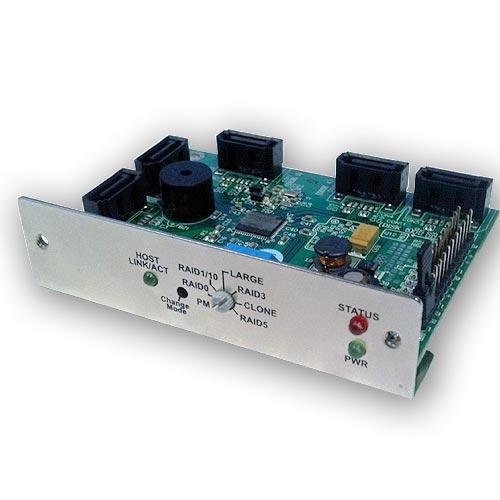 SATA to 5x SATA port multiplier hardware RAID5 Controller