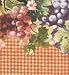 Tuscan Hills Red/Rust - 36'' tier (pr) Kitchen Curtain