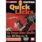 Click here to buy Guitar Quick Licks - BB King Up Tempo Blues Shuffle Key of B Flat by .
