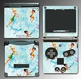 Tinkerbell Fairy Video Game Vinyl Decal Skin Protector Cover 12 for Nintendo GBA SP Gameboy Advance Game Boy