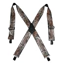 Wolverine 2 inch Realtree AP Camo Suspenders with Black Leather Patch and Hardware