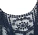 Zacoo Women's Vintage Crochet Lace Tank Top