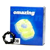 Omazing Glow In The Dark Deluxe Reusable Vibrating Ring Male Ring Erection Aid Economy Pack