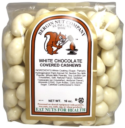 Bergin Nut Company Creamy White Chocolate Cashew, 