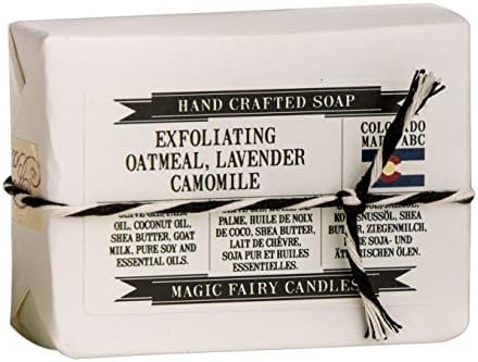 Magic Fairy Candles Exfoliating Goat Milk Soap all Natural Hand Crafted 2 - 4oz Bars