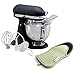 KitchenAid KSM150PSBK Artisan Series Imperial Black Stand Mixer with Free 232479K0MK Oven Mitt
