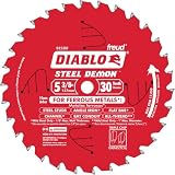 Diablo D0530F 5-3 8 x 30-Tooth Steel Demon TCG Ferrous Cutting Circular Saw Blade 5 8 Arbor by Freud
