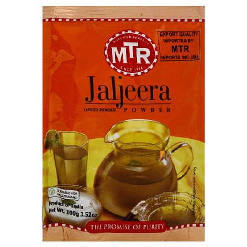 MTR Jal Jeera Powder, 3.52-Ounce Pouches (Pack of 36) by MTR