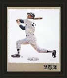 New York Yankees Framed Reggie Jackson New York Yankees Lithogaph By Michael Mellett MLB Baseball