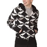 Mossimo White/Ebony Hoodie - L