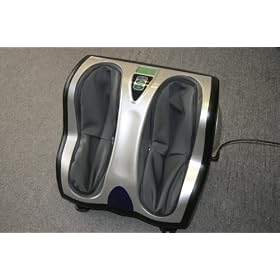 Leg Beautifician C11-B Deluxe Reflexology Kneading and Vibrating Leg, feet and Calf kneading and moving Massager with LCD Display