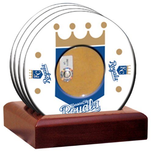 MLB Kansas City Royals Coasters With Certified Authentic Field Dirt
