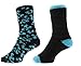 Greatlookz Women's Furry Friends Animal Print Socks (Set Of 2 )