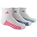 adidas Girls Cushion Quarter Socks (Pack of 3)