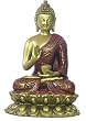 8" Buddha in the dispelling fear / blessing pose