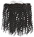 Brazilian Deep Wave Curly Full Lace Frontal Closure 13x4 with Baby Hair Brazilian Remy Human Hair Extensions Top Lace Front Closures Free Part Natural Color