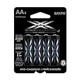 eneloop XX 2500mAh Typical / 2400 mAh Minimum, High Capacity, 8 Pack AA Ni-MH Pre-Charged Rechargeable Batteries