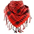 *** PROMOTION *** Foulard Palestinien - Keffieh - Ch�che - Pashmina - Rouge et Noir