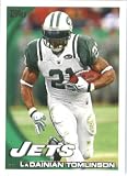 2010 Topps NFL Football Card # 170 LaDainian Tomlinson - New York Jets - NFL Trading Card in a Protective ScrewDown Case!