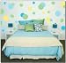 Baby : Green Jumbo Polka Dots Wall Transfer Stickers Mural