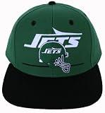 New York Jets Two Tone Green/Black Line Script Snapback Adjustable Flatbill Hat