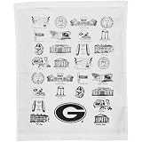Georgia Bulldogs 21.75" x 17.5" White Campus Tradition Tea Towel