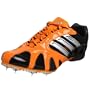 adidas Men's adiStar MD 05 Track Spike,Black/Silver/Carrot,13 M