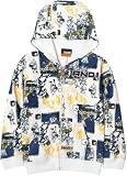 And 1 Boys 2-7 Long Sleeve Zip Hoody,White,5/6