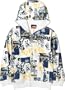 And 1 Boys 2-7 Long Sleeve Zip Hoody,White,5/6