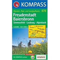 Kompass Karten, Freudenstadt, Baiersbronn: Simmersfeld. Lossburg. Alpirsbach. Wander-, Rad- und Langlaufkarte