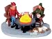 Lemax Vail Village Battery Operated Around the Fire Lighted Table Piece #04238