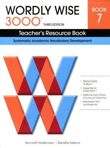 Wordly Wise 3000 Book 7 Tchr