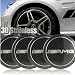 AMG Wheel Center 3D Emblem Set (4 pcs) 55mm/2.2