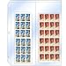 StoreSMART - Stamp Sheets/Photos Collector's Pages for 3-Ring Binders - Two 4 &frac14;" x 11" Pockets - Clear Vinyl Plastic - 25 Pack - RMC830-25