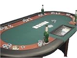 Pokertisch NEVADA Classic Dealer grün