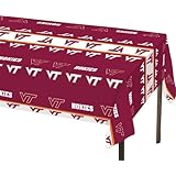 Creative Converting Virginia Tech Hokies Plastic Banquet Table Cover