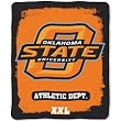 Oklahoma State Cowboys NCAA Property of" Micro Raschel Blanket (50"x60")"